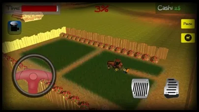 Lawn mowing & harvest 3d Tractor farming simulator Screenshots