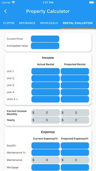 Navid Moosa REI Calculator Ekran Görüntüleri