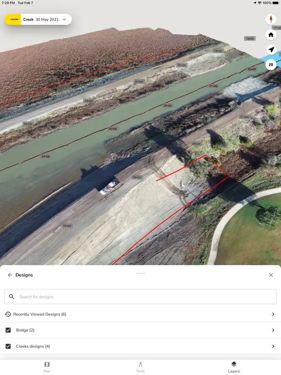 Tangkapan skrin Propeller Mobile: 3D mapping iPad 