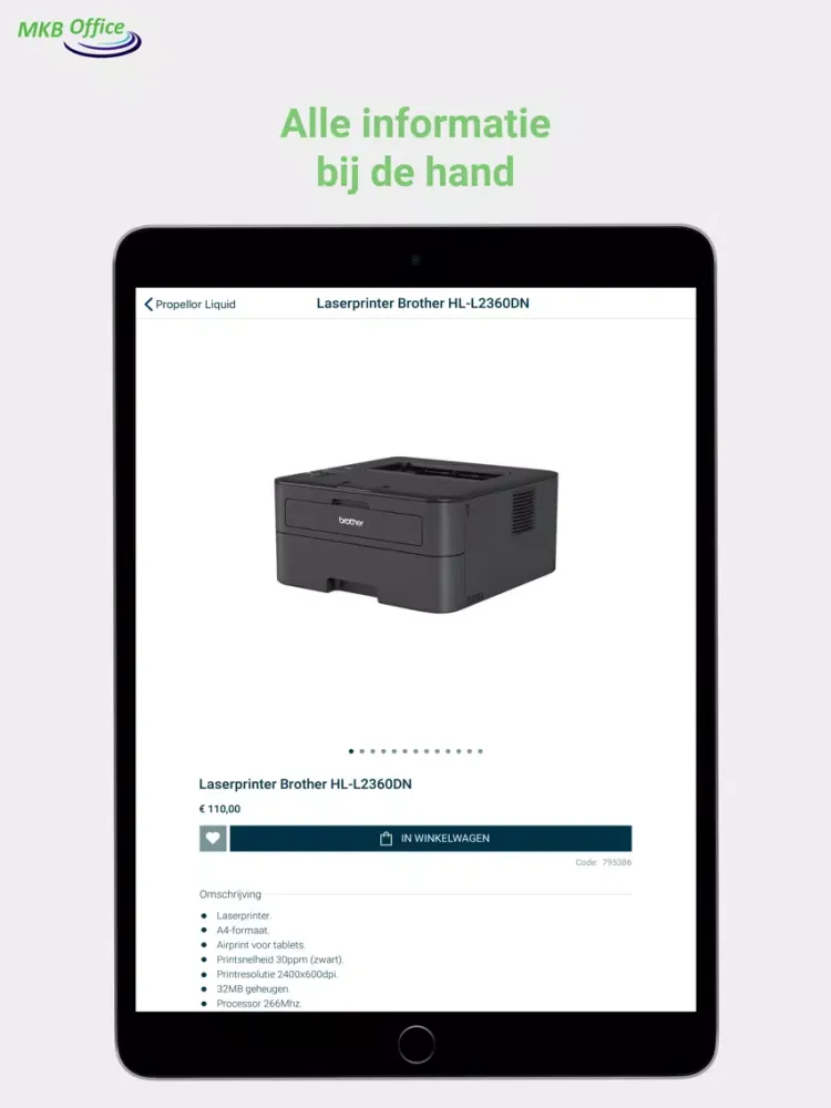 MKB Officemanager iPad 應用截圖