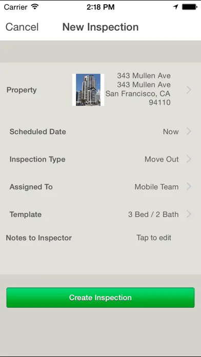 Captures d'écran de Inspections by Propertyware
