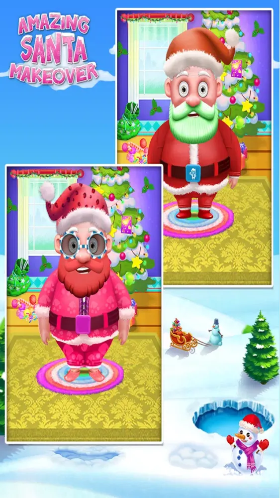 Captures d'écran de Amazing Santa Makeover
