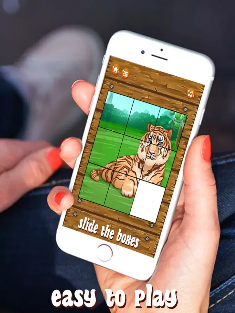 Capturas de tela do Animal Slide Puzzle Kids Game Pro iPad 