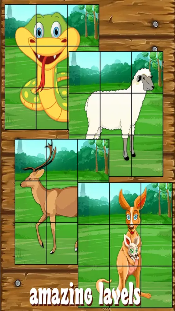 Capturas de tela do Animal Slide Puzzle Kids Game Pro