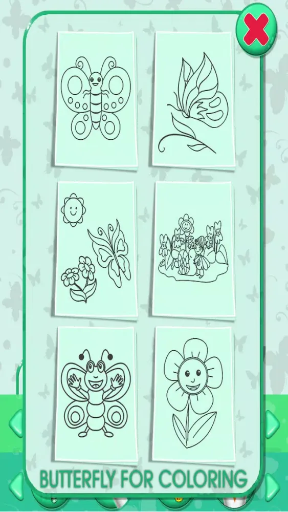 Captures d'écran de Butterfly Kids Coloring Book