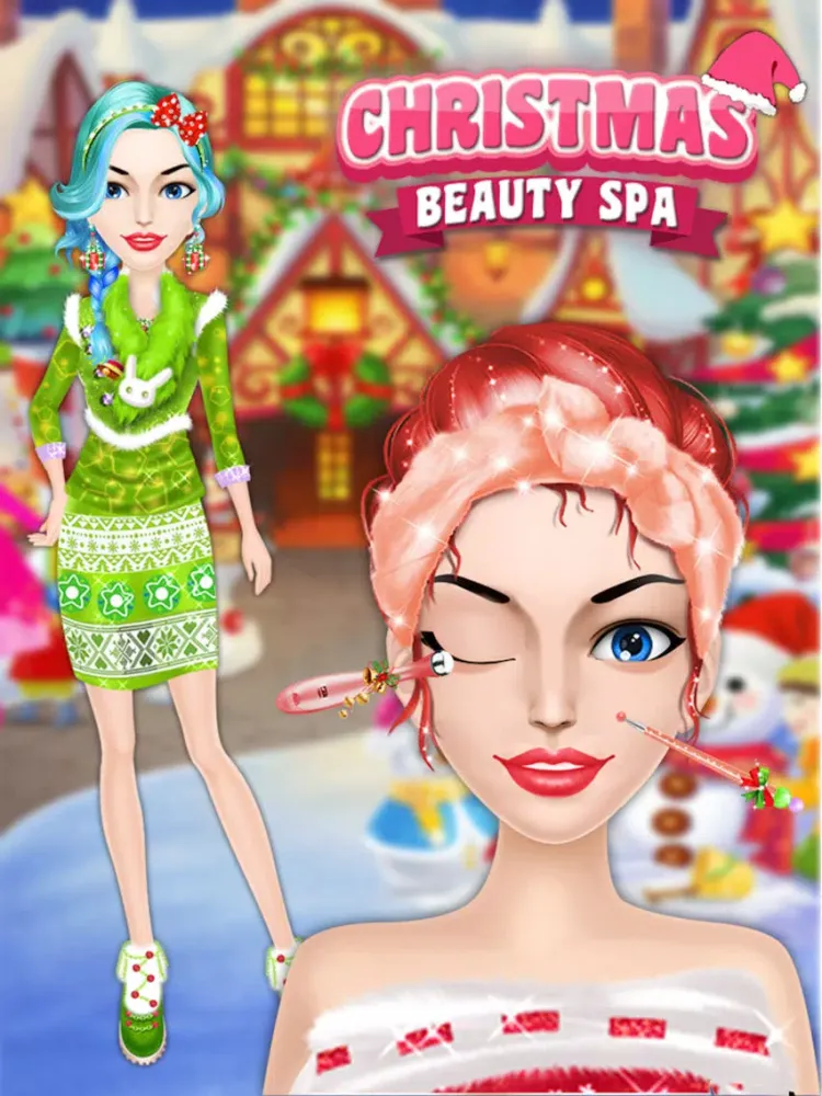 Capturas de pantalla de Christmas Beauty Spa iPad 