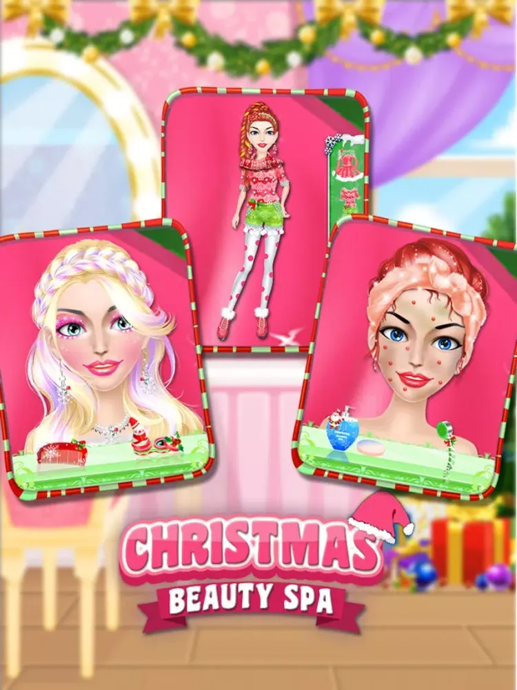 Capturas de pantalla de Christmas Beauty Spa iPad 
