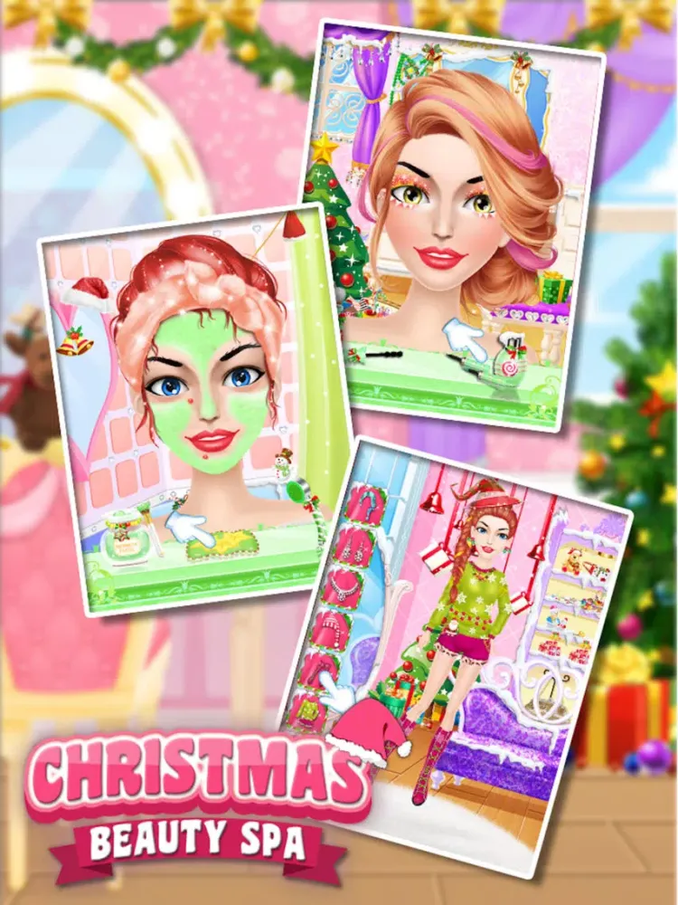 Capturas de pantalla de Christmas Beauty Spa iPad 