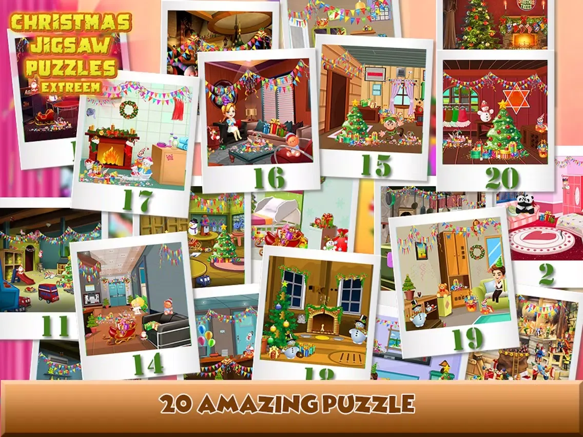 Capturas de tela do christmas Jigsaw Puzzles Extreme iPad 