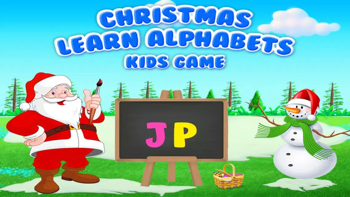 ภาพหน้าจอของ Christmas Learn Alphabets Kids Game