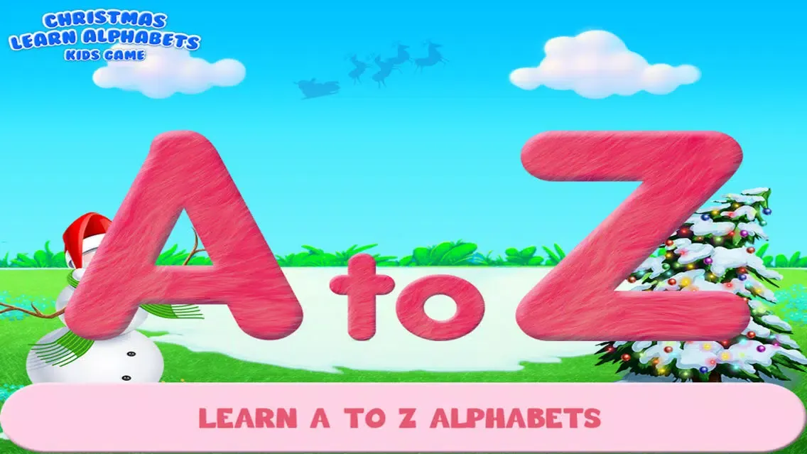 ภาพหน้าจอของ Christmas Learn Alphabets Kids Game