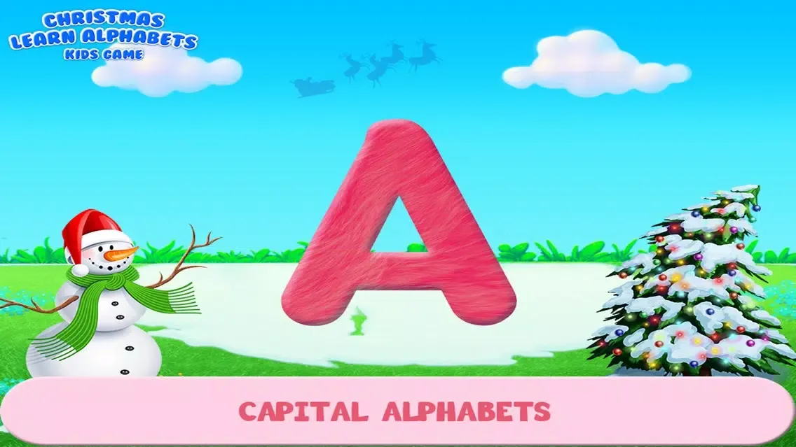 ภาพหน้าจอของ Christmas Learn Alphabets Kids Game