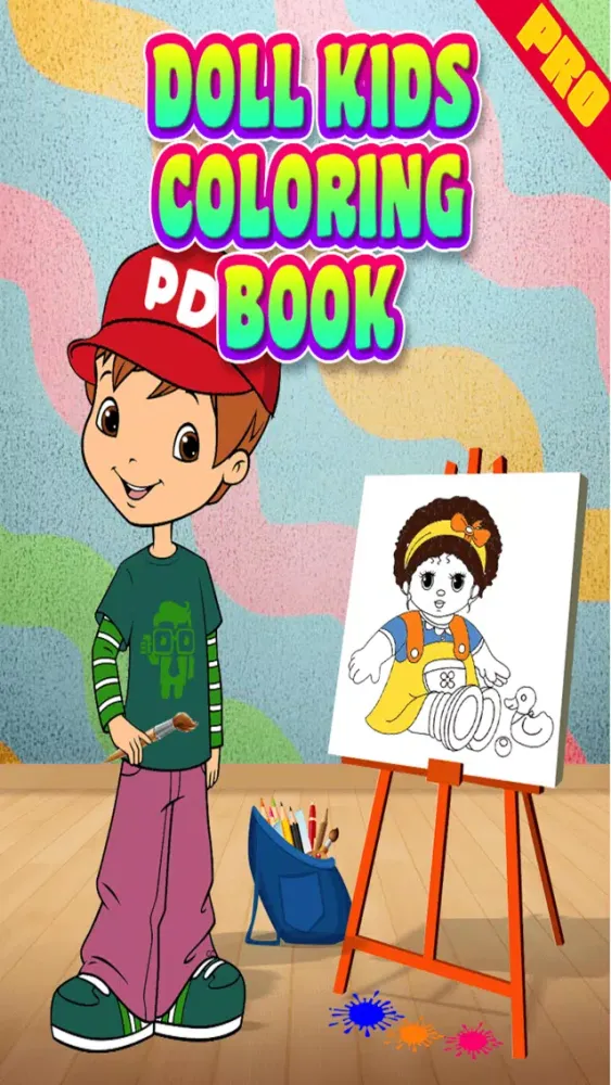 Capturas de tela do Doll Coloring Book Pro