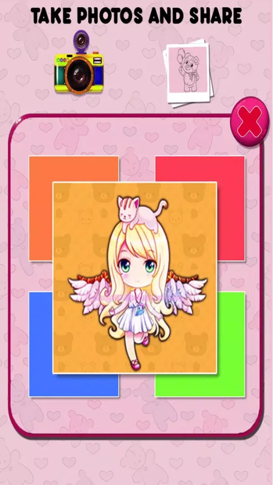 Capturas de tela do Doll Coloring Book Pro