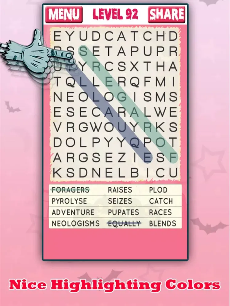صور Halloween Word Search Game iPad 