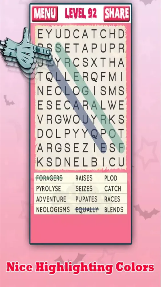 صور Halloween Word Search Game