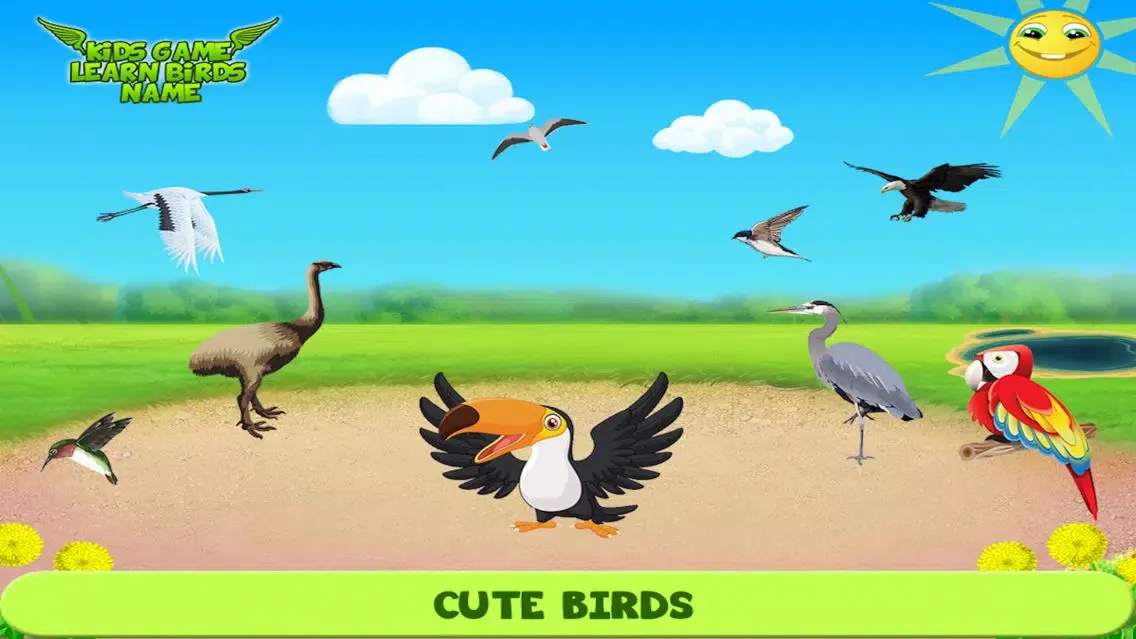 Screenshot di Kids Game Learn Birds Name