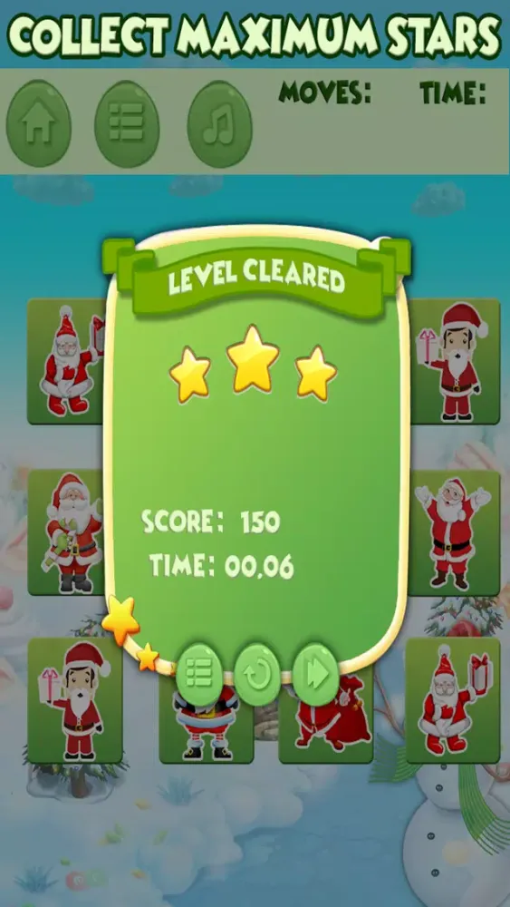 Match Santa Cards Game স্ক্রিনশট