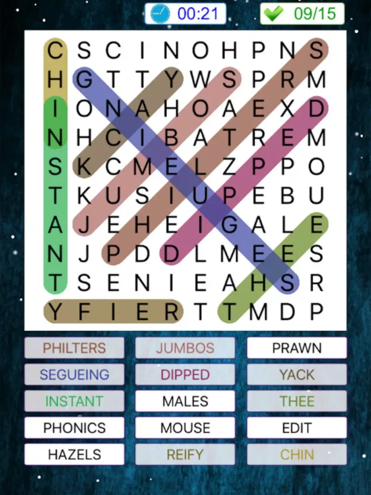 New Word Search Game iPad  스크린샷