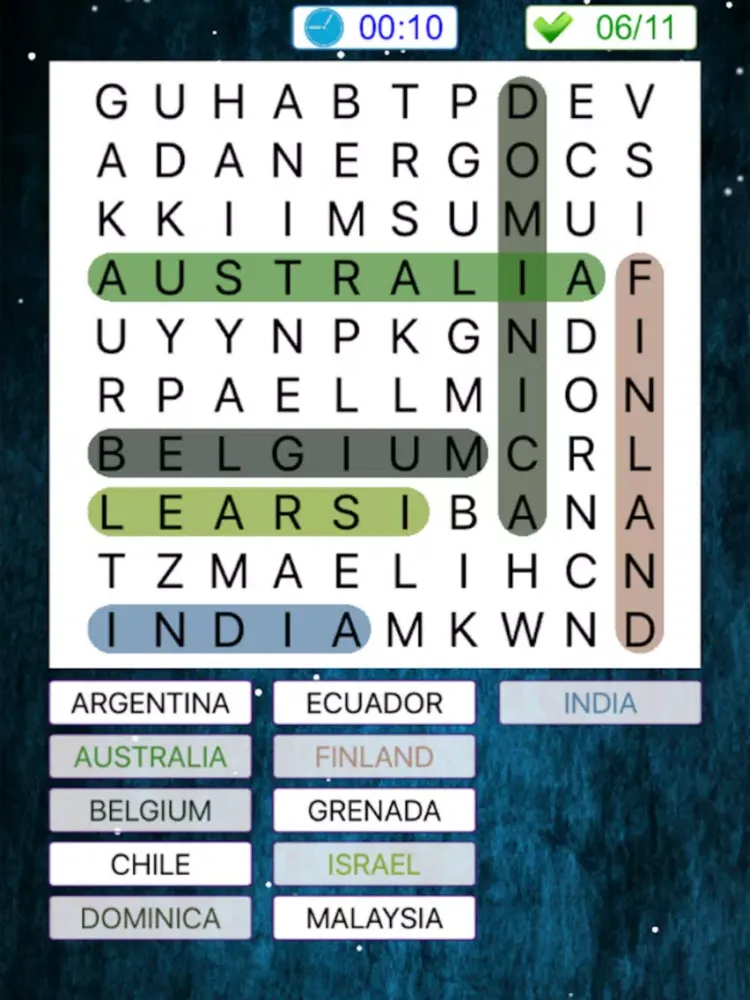 New Word Search Game iPad  스크린샷