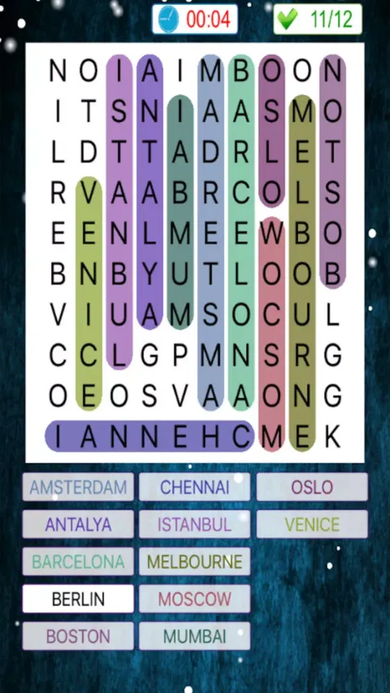 New Word Search Game 스크린샷