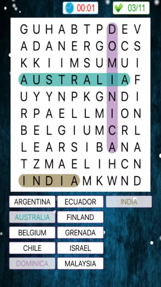 New Word Search Game 스크린샷