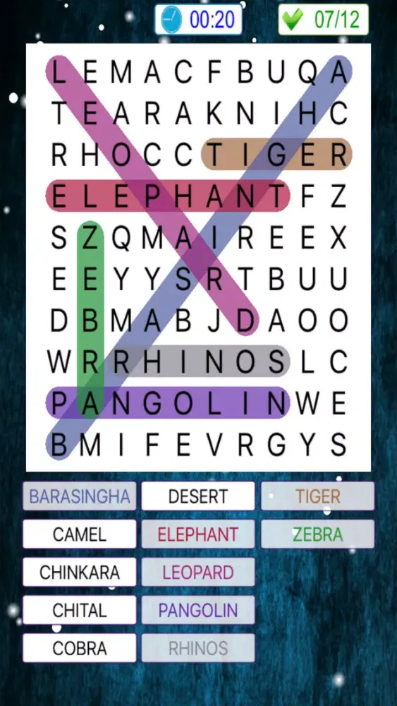 New Word Search Game 스크린샷