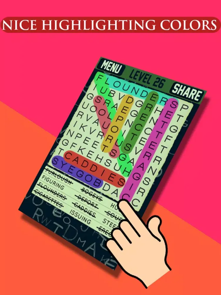 Captures d'écran de Word Search Puzzle v6.0 iPad 