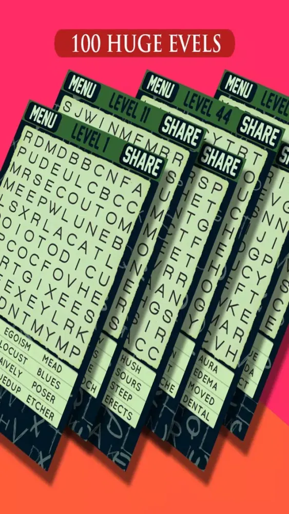 Captures d'écran de Word Search Puzzle v6.0