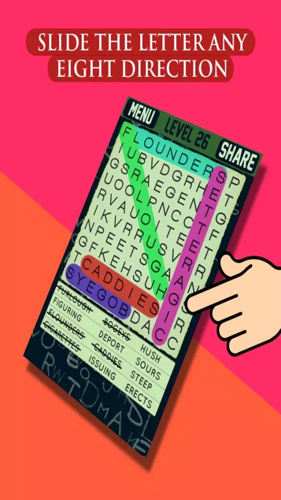 Captures d'écran de Word Search Puzzle v6.0
