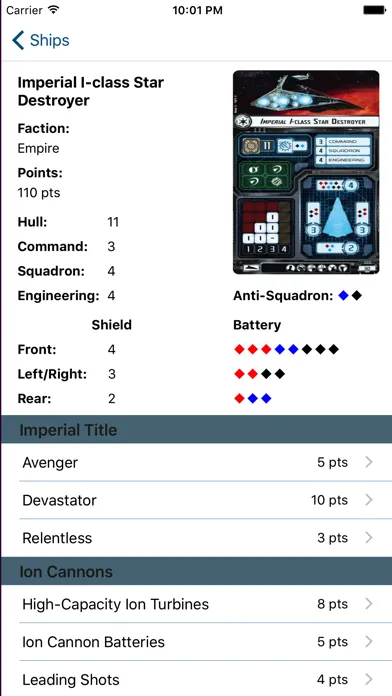 Armada Fleet Builder Screenshots