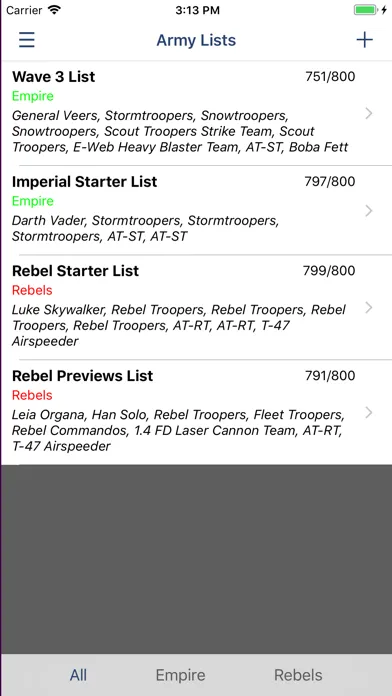 Legion Army List Builder应用截图