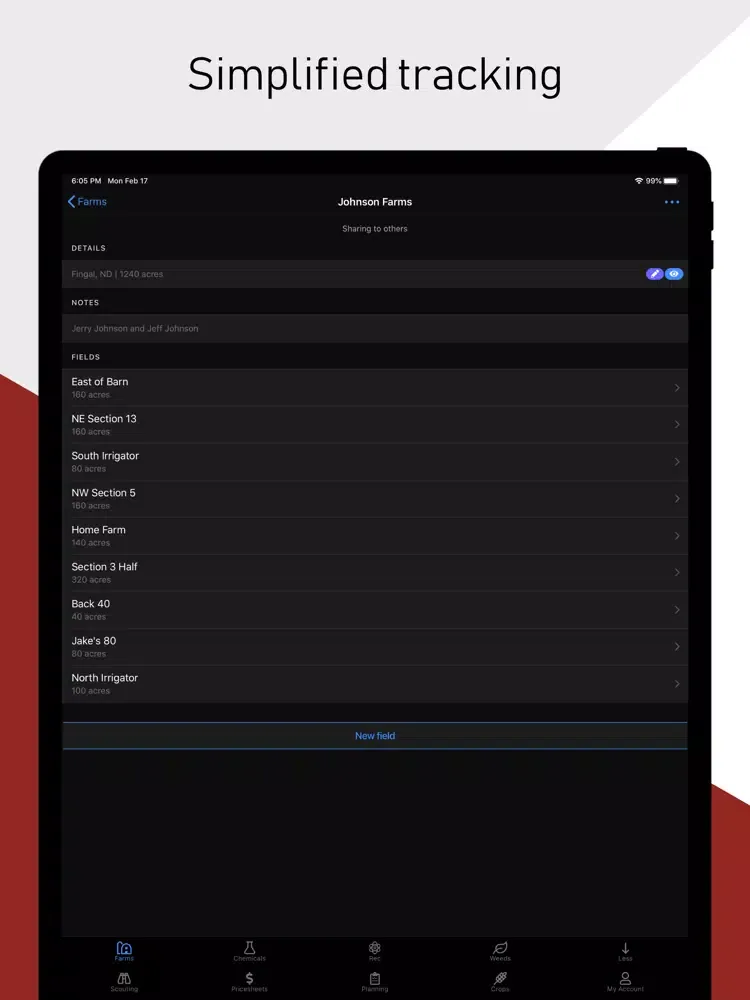 Capturas de pantalla de Pro Power Ag iPad 