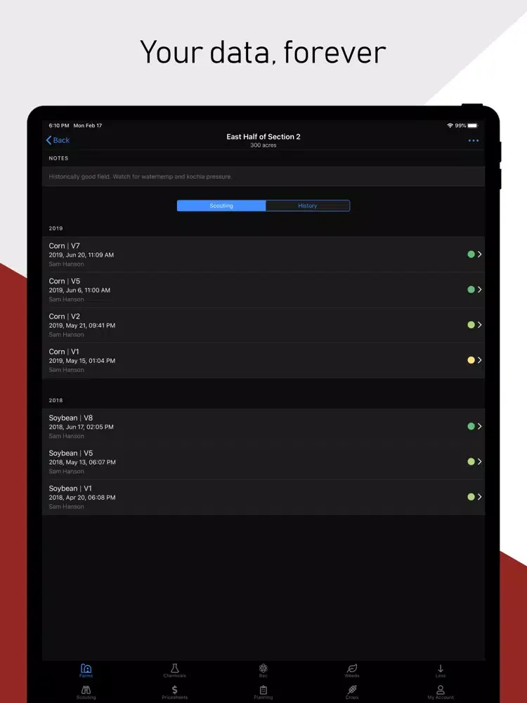 Capturas de pantalla de Pro Power Ag iPad 