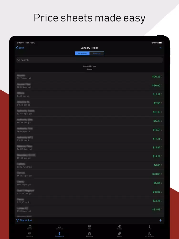 Capturas de pantalla de Pro Power Ag iPad 