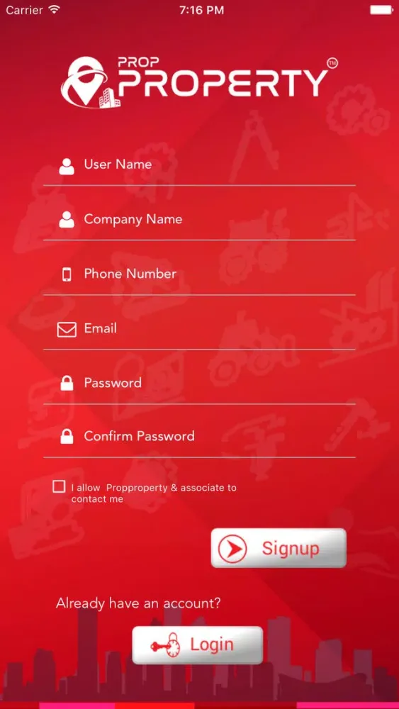 Prop Property. Vendor App स्क्रीनशॉट