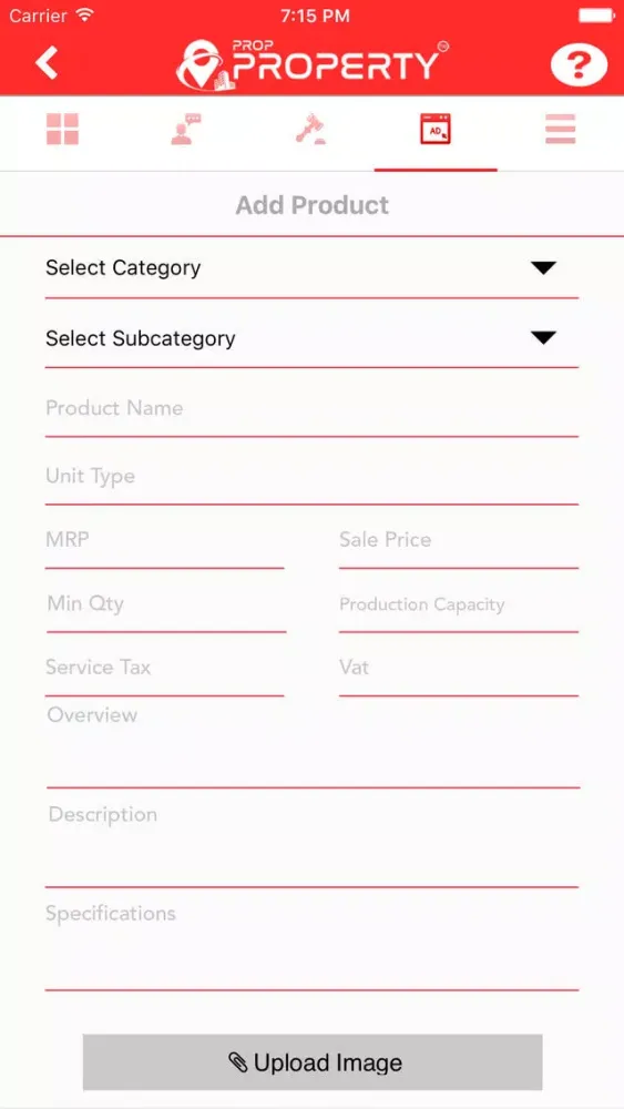 Prop Property. Vendor App स्क्रीनशॉट