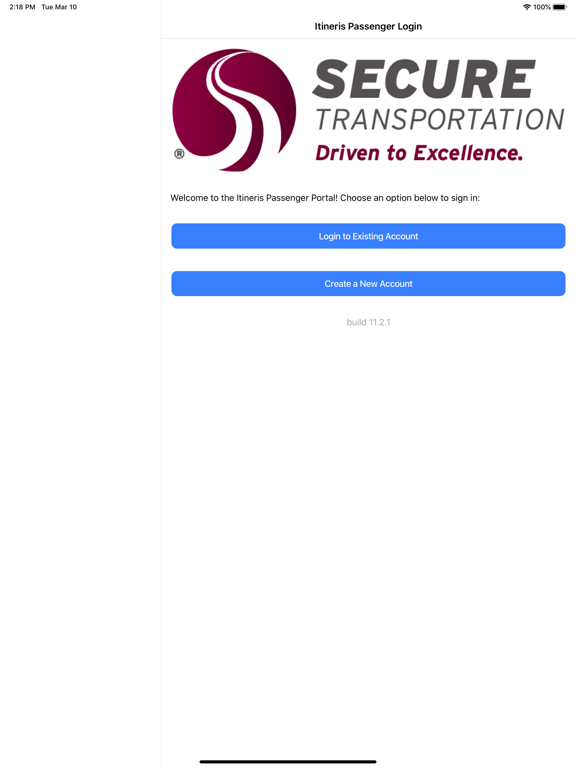 Itineris Passenger App iPad  スクリーンショット