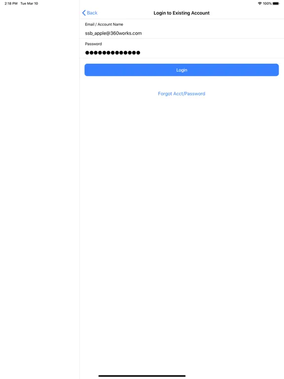 Tangkapan skrin Itineris Passenger App iPad 