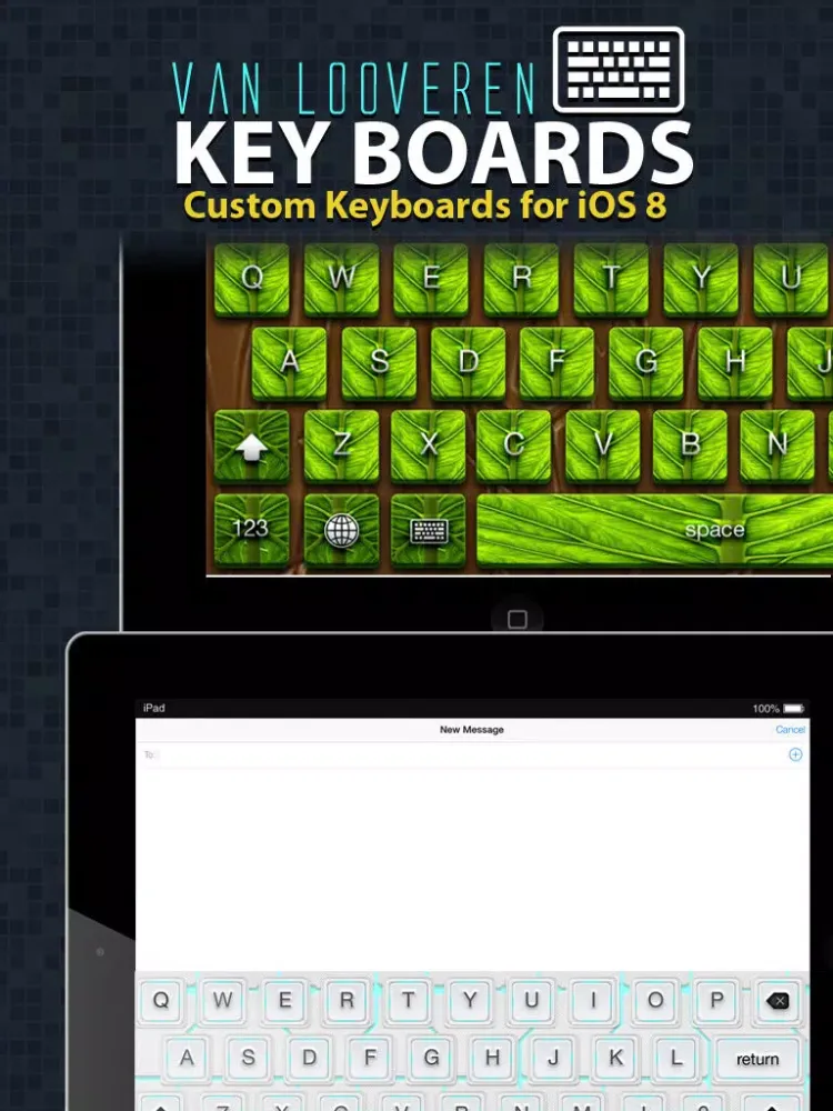 Van Looveren Keyboards - Different Kind of Fancy & Stylish Keyboard Layouts iPad  Ekran Görüntüleri