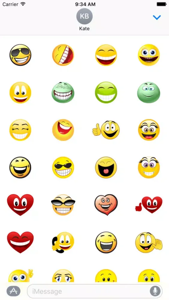 Happy Stickers Set Screenshots