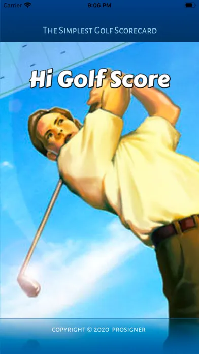 Captures d'écran de Hi Golf Score - Golf Scorecard