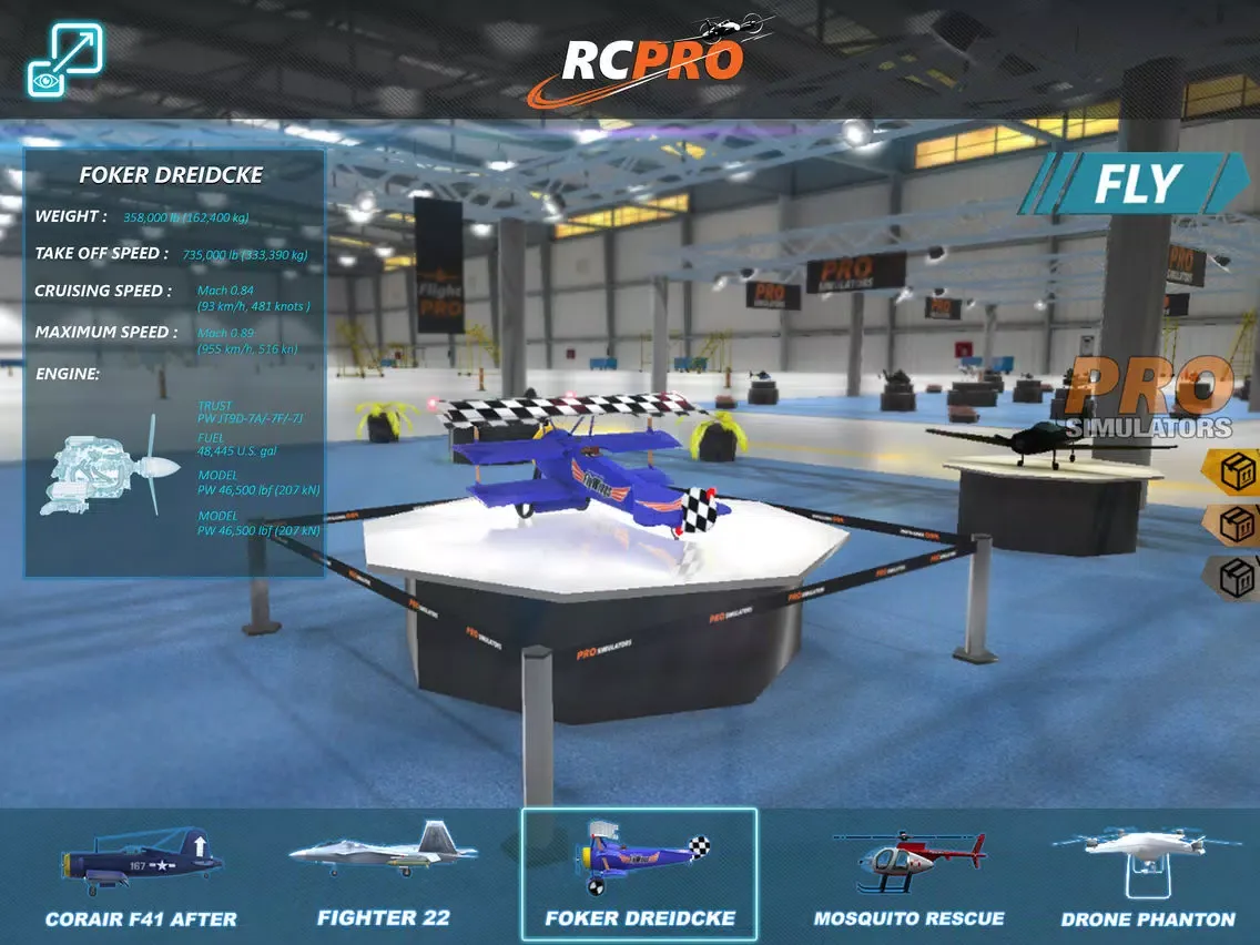 RC Pro Remote Controller Flight Simulator 4K iPad  स्क्रीनशॉट