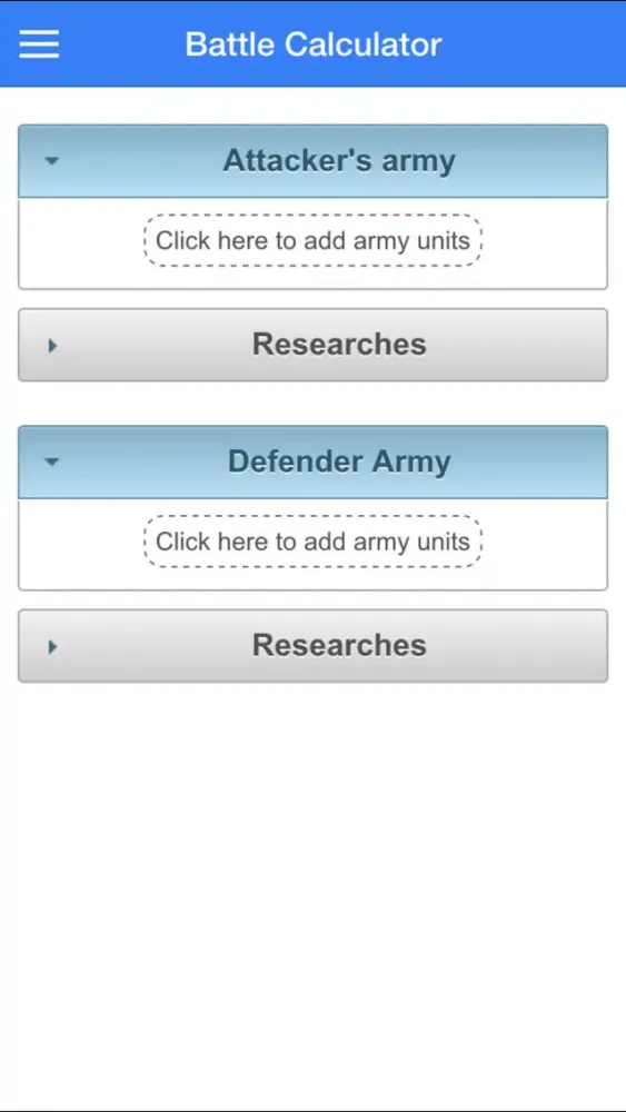 ภาพหน้าจอของ Calculator for Galaxy Empire