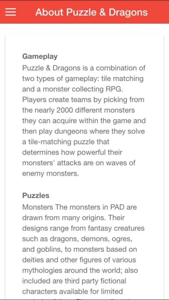 Zrzuty ekranu Optimizer for Puzzle and Dragons