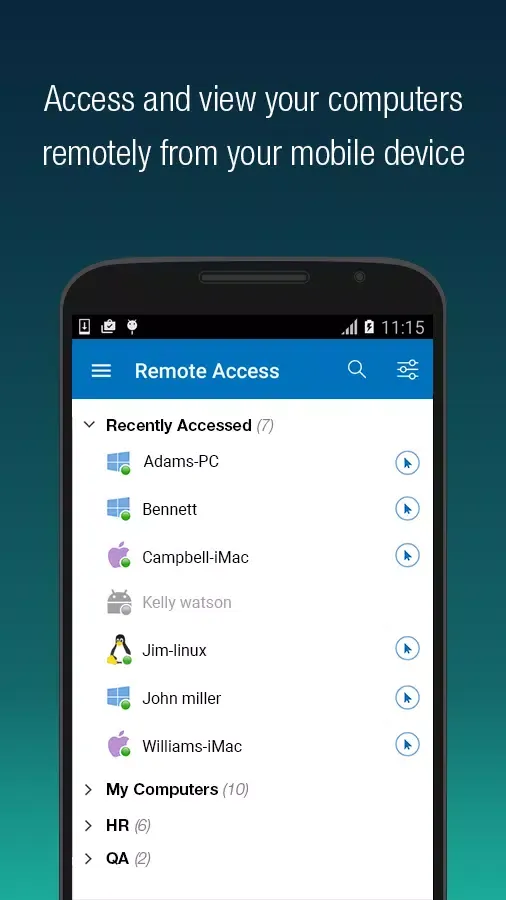 تصاویر RemotePC Viewer
