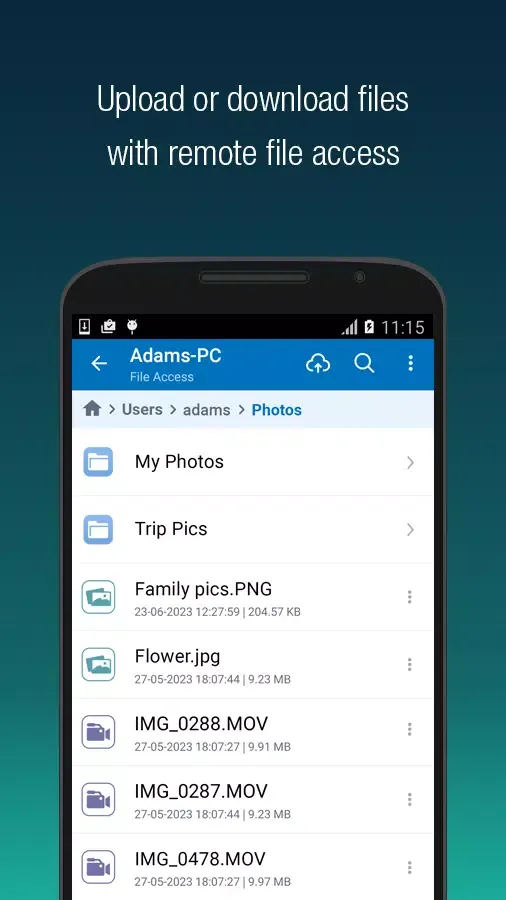 تصاویر RemotePC Viewer