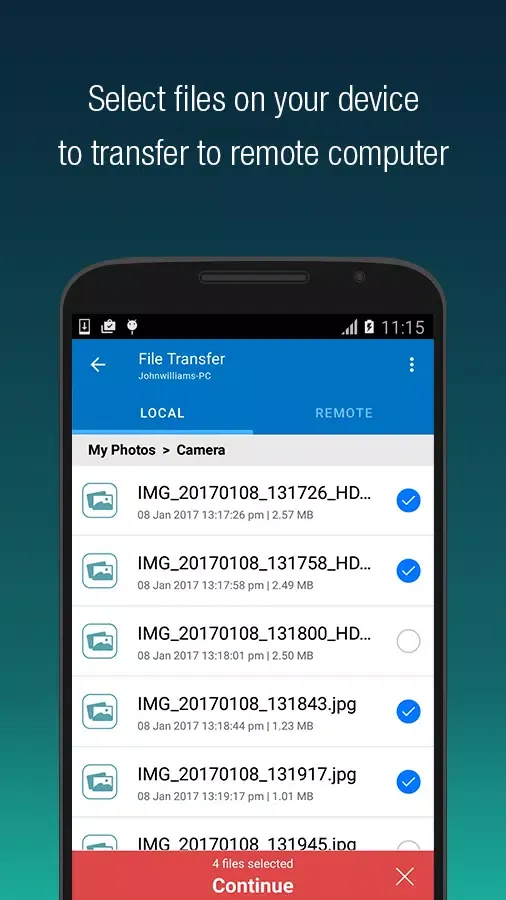 تصاویر RemotePC Viewer