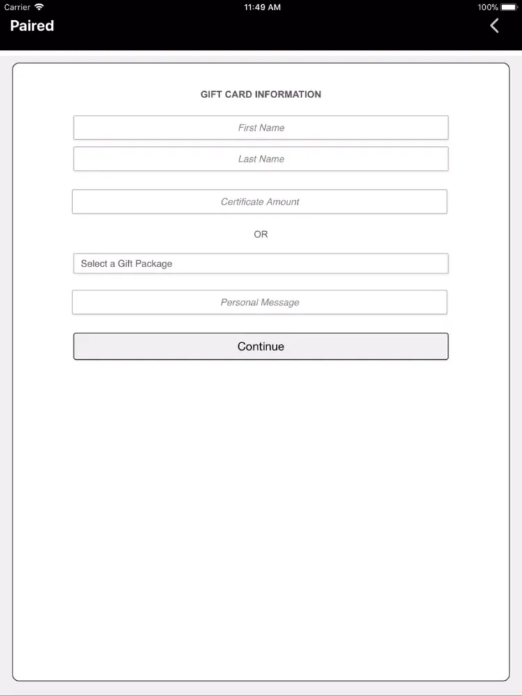 Zrzuty ekranu Paired iPad 