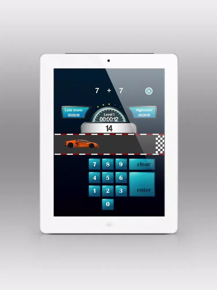 Maths Race iPad 應用截圖